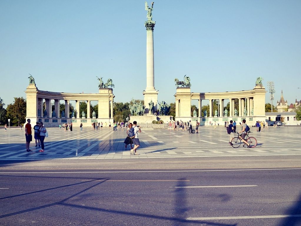 Heldenplein in Boedapest